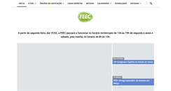 Desktop Screenshot of feec.org.br