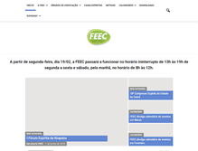 Tablet Screenshot of feec.org.br